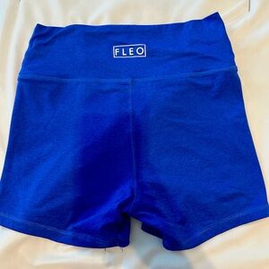 Fleo High Waist Electric Blue Shorts
